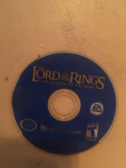 Nintendo GameCube lord of the rings