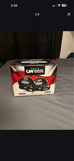 Kit Wilson wrestlemania signed mini helmet