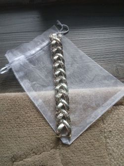 BRIGHTON  Silver Thick Bracelet