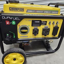 Champion dual fuel generator