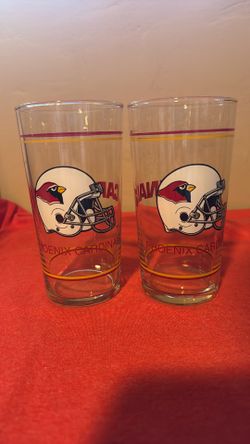 Vintage 1988 Phoenix Cardinals Beer Glass