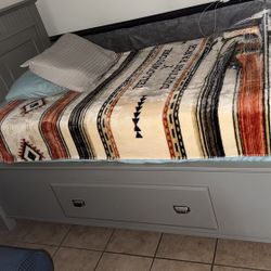 Twin Bed Frame ONLY w/drawers 