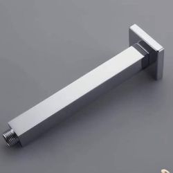 18" Rainshower Ceiling Mount Square Shower Arm Solid Brass In Polished Chrome A94