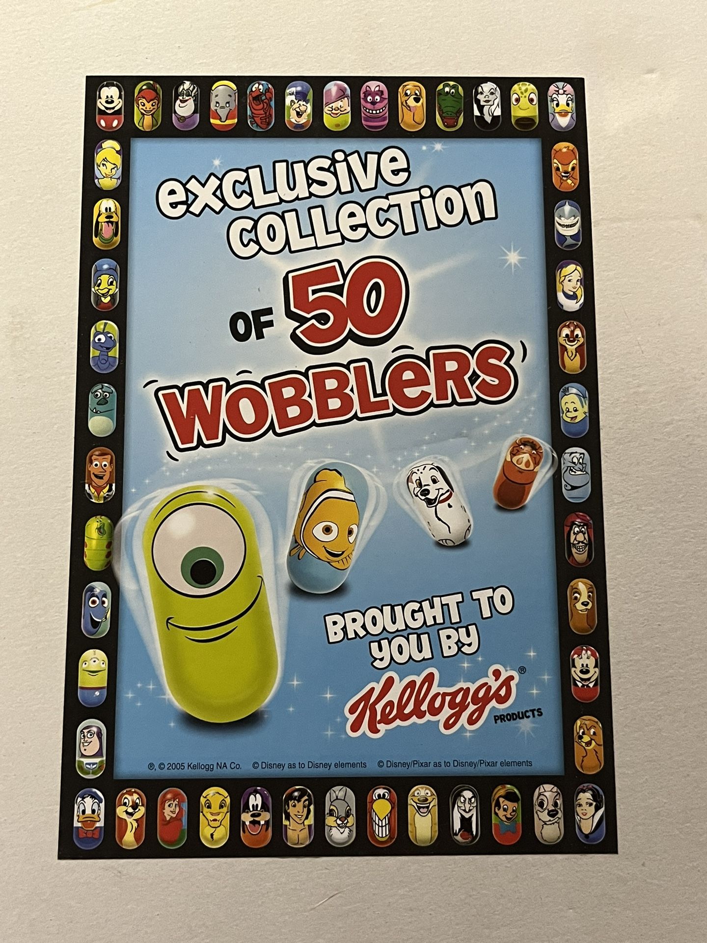 Disney Kellogg’s 50 Wobblers