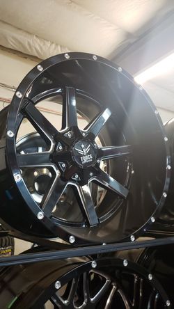 20x12 force f13 blk n milled(we finance no credit check)