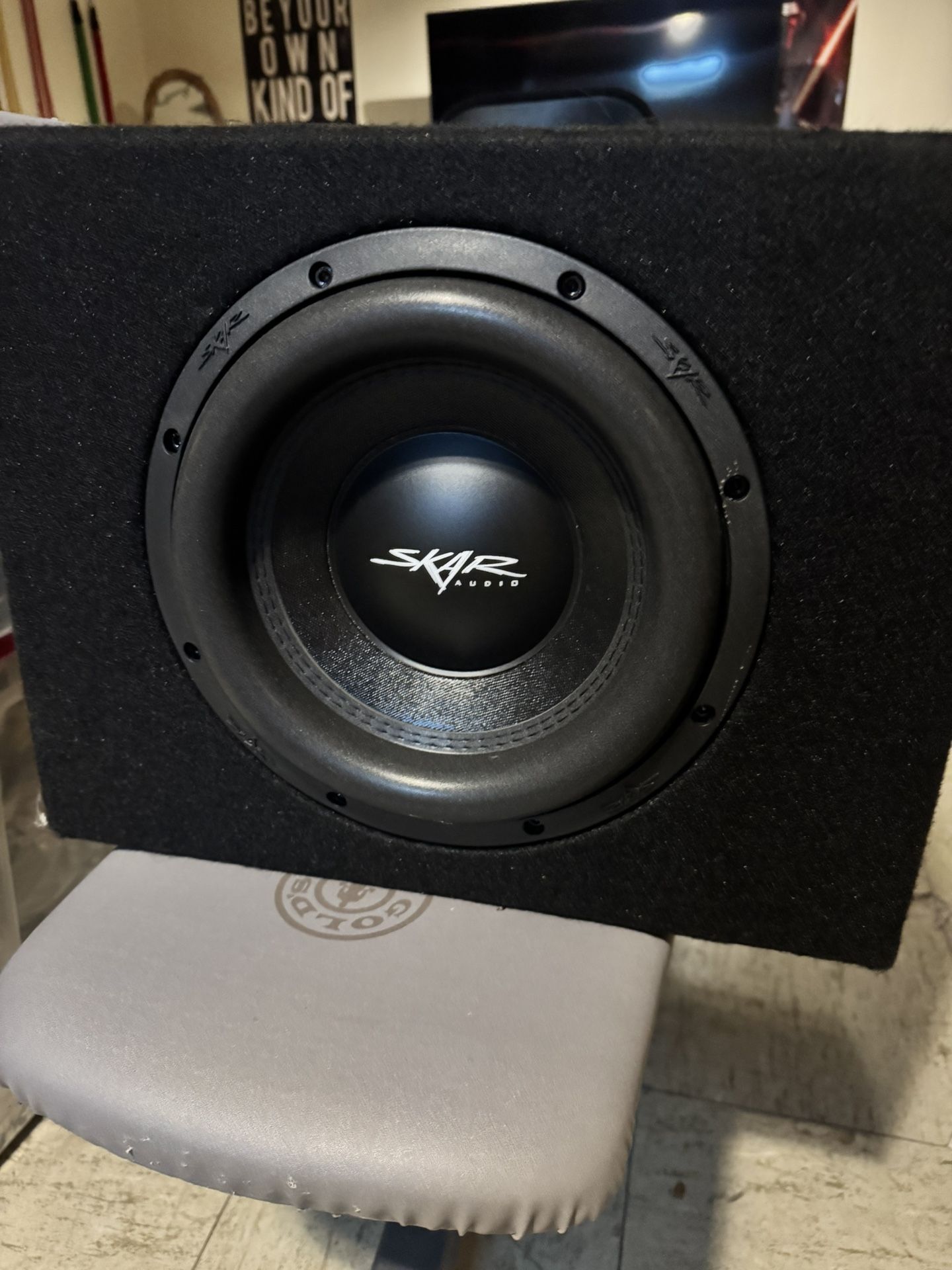 Skar 10" SVR-1X10D2 1600 Watt Loaded Vented Subwoofer Enclosure 
