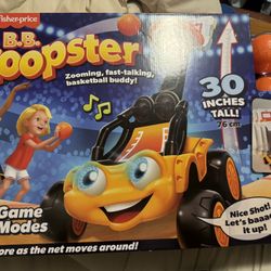 Fisher-Price B.B. Hoopster, Motorized Electronic Basketball Toy with Lights, Sounds and Game Play for Preschool Kids Ages 3 Years and Older