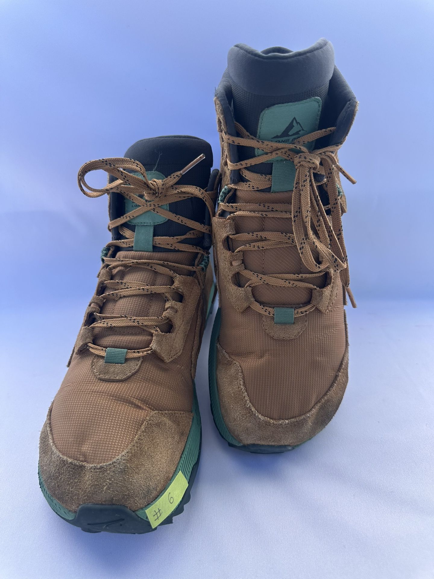 #6 Altra Lone Peak Hiker 2 Boots Mens Size 8.5 Brown Suede Combat Trail Shoes