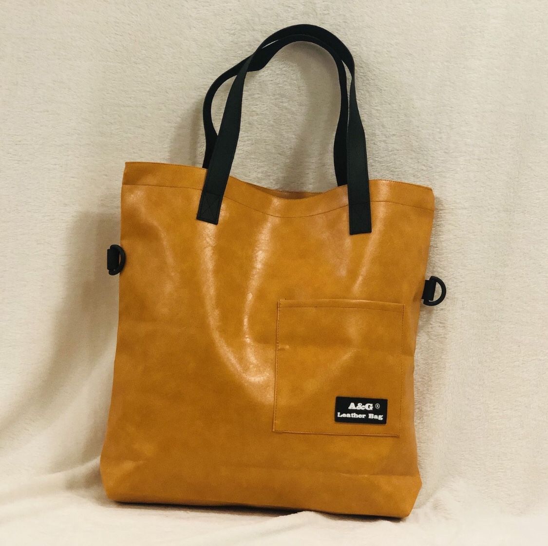 Orange Color Tote/Shoulder Bag