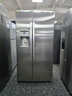🇨🇱 New GE 25 Cu Ft Side by Side - Cash Or Finance - $50 Down - 1 Year Full Warranty - Delivery  And Installation Available!