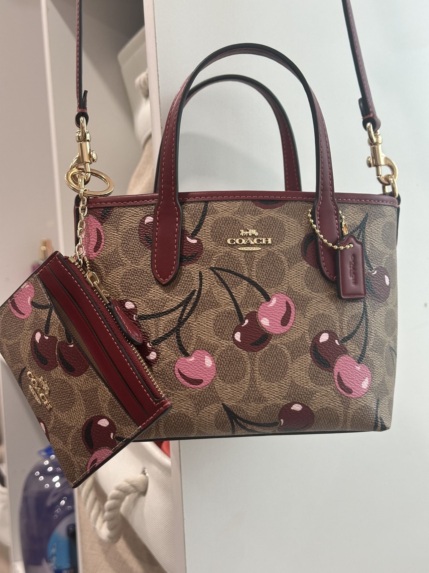 Coach Mini City Tote And Wallet