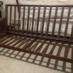 Wooden futon