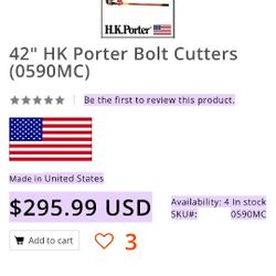 42" HK Porter Bolt Cutters