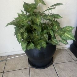 Large Artificial Plant, Fake Plant Arrowhead Plant 