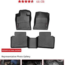 Weather tech Floor Liners For 2020 Nissan Altima