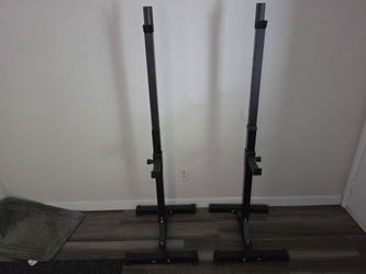 Squat/bench rack bars