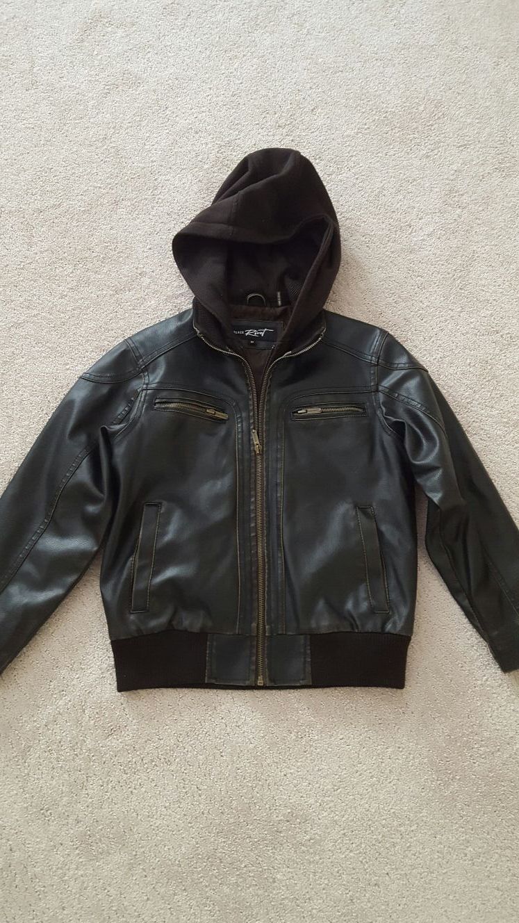 ***Boys Faux Leather Jacket***
