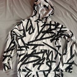 Black and White Camo Hoodie