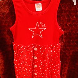 Star Dress Toddler Size 4T