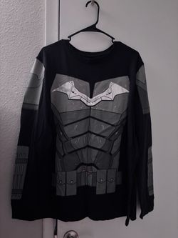 Halloween costume / Batman Armor Graphic Long Sleeve Shirt with accessories