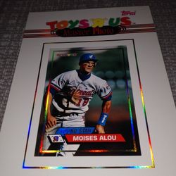 1993 Topps Master Photo Moises Alou