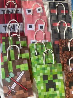 Minecraft candy bags