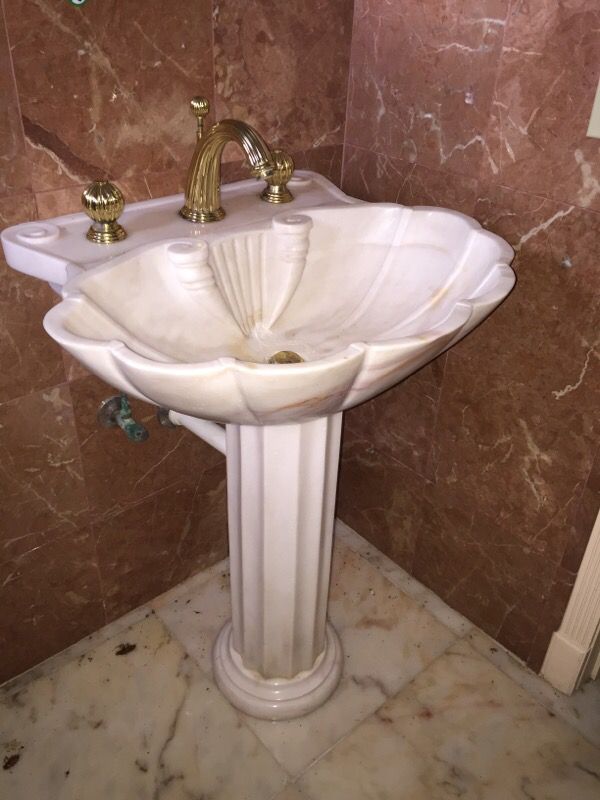 Sherle Wagner Marble Clamshell Pedestal Sink For Sale In Miami Fl Offerup