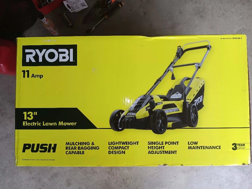Ryobi 13" Electric Lawnmower 11Amp