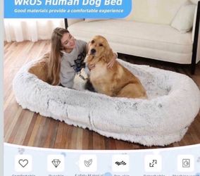 Human Dog Bed, Large Dog Beds for Humans Size Fits You and Pets, Pet Bed for People