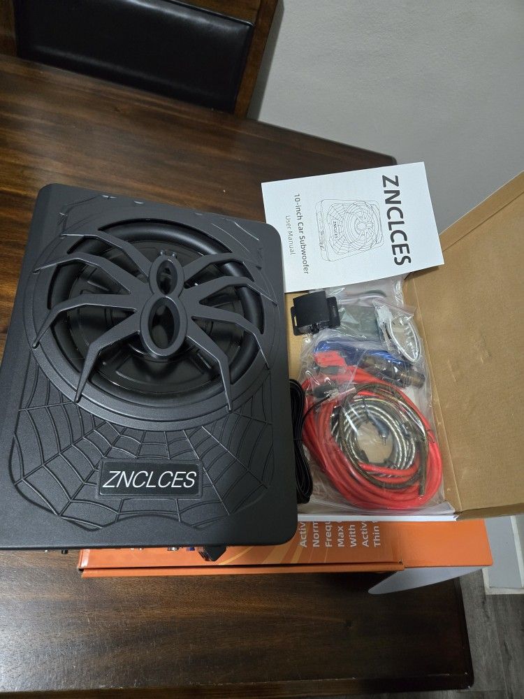 Speaker Box With Amplifier