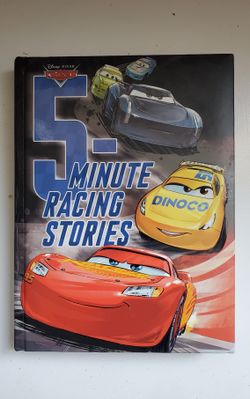 Cars - 5 Minute Racing Stories (Hardcover Book)