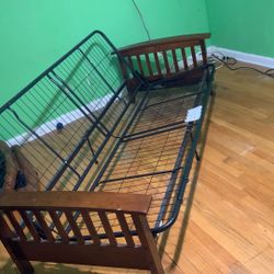 Futon turn into a bed