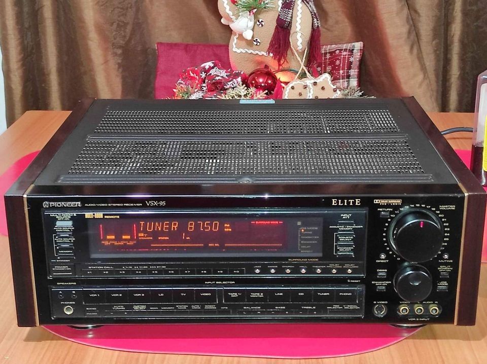 Vintage Pioneer Elite VSX 95 600w Stereo Receiver Dolby Pro Logic Copper Chassis
