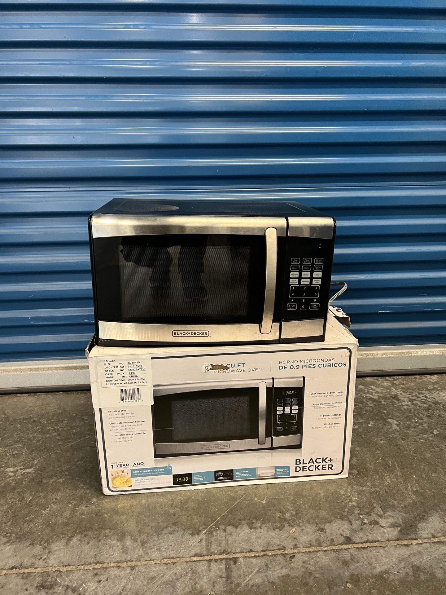 BLACK+DECKER Stainless Steel Microwave Oven for Sale in Garden Grove, CA -  OfferUp
