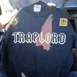 Adidas Skateboarding x A$AP Ferg Traplord Tee in black. 