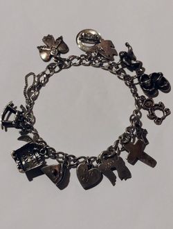 James Avery Sterling Silver Charms Bracelet 