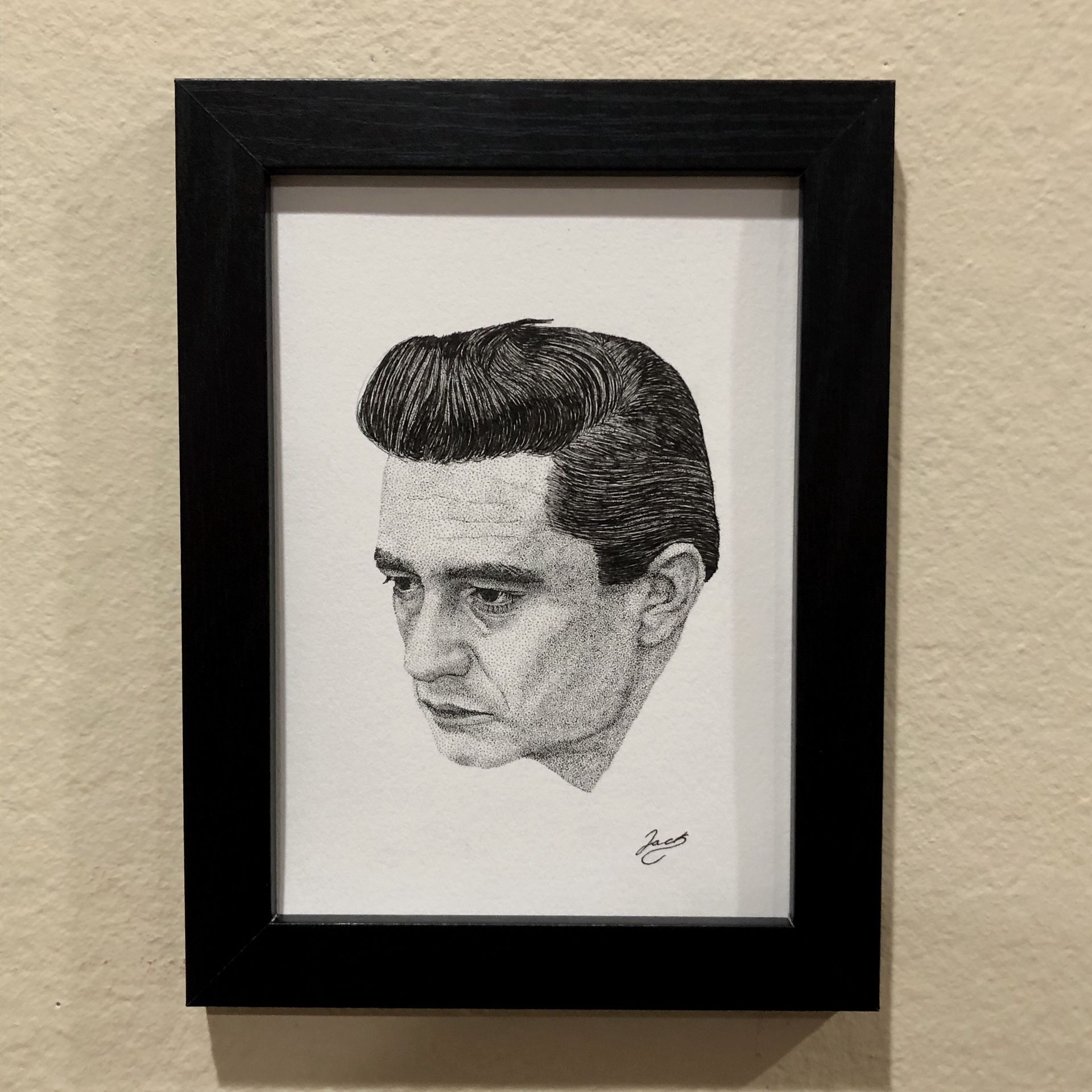 Johnny Cash Stippling Art,All Products : American Fashion Style Bags On Sale
