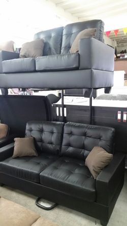 Black Sofa set