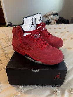 Air Jordan 5 Retro Red Suede - US Men’s Size 9