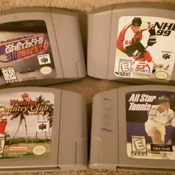 Nintendo 64 Hockey And Golf Games