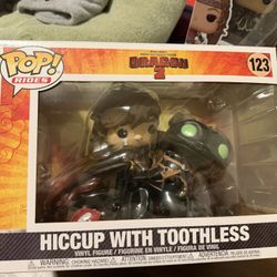 Funko Pop Hiccup with Toothless 123