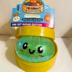 Glitter Green Dumpling Squishy Bao Bun | New Adults and Kids Toys and Gift