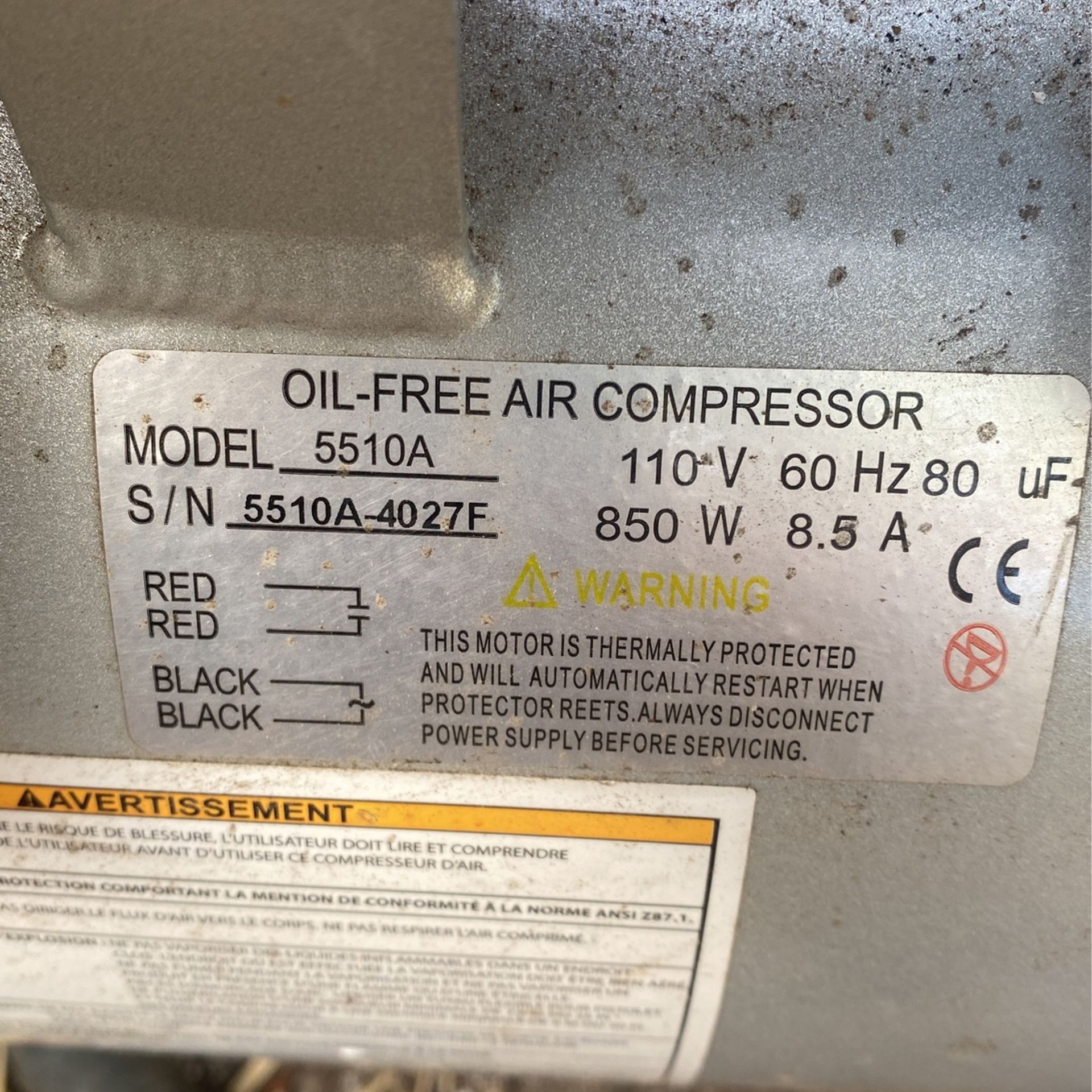 Air Compressor 5.5gal, California Ait