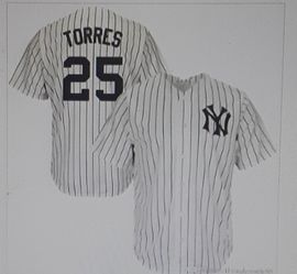 #25 Gleybor Torres Yankees White Jersey NEW w/tags