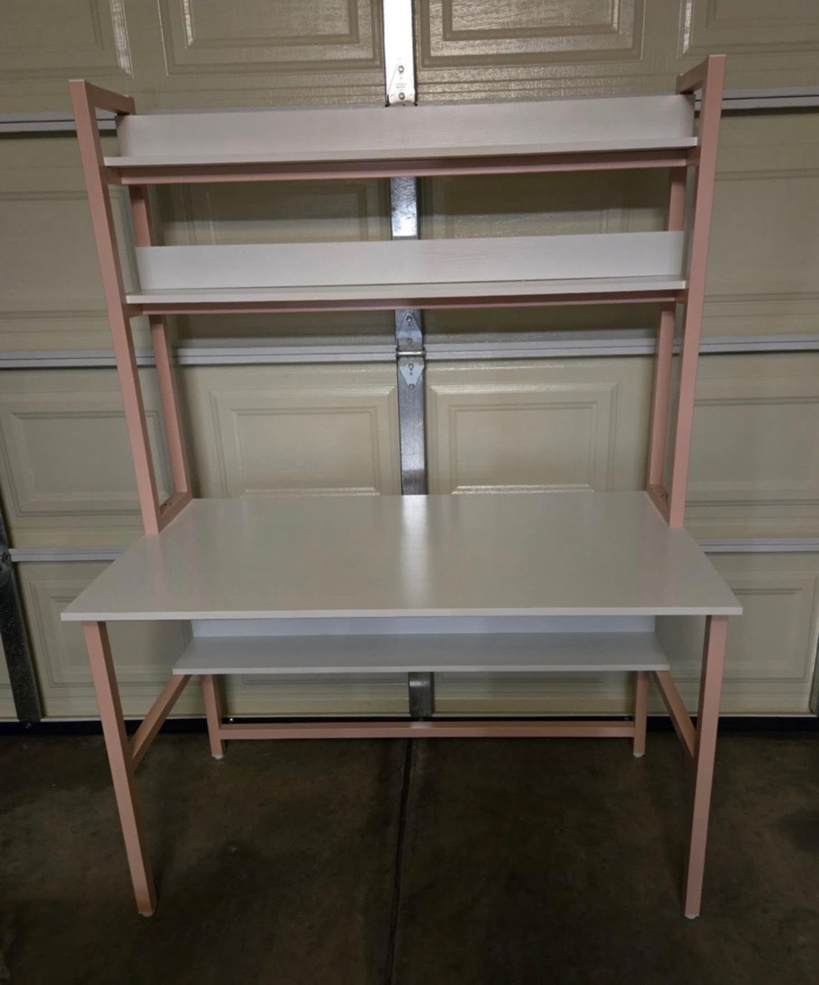 Brand New Pink Computer Desk With Hutch