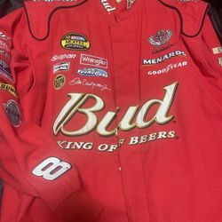 Dale Earnhart Jr Budweiser NASCAR Jersey M