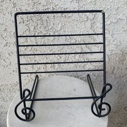 Music Book Stand Holder Metal Used In Great Condition 