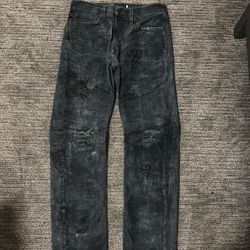 Waxed Jeans