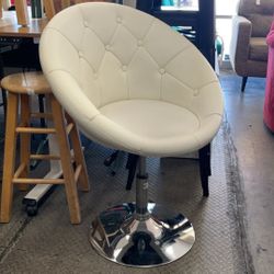 Adjustable Swivel Bar Stool Vanity Chair 