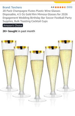 $15 flute champagne 85 pieces
